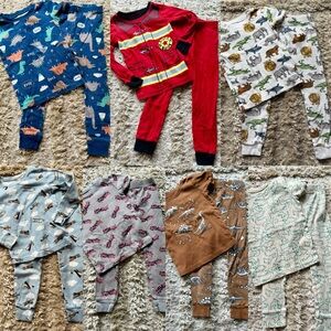 Old Navy Toddler 4T Pajama Set Bundle of 7 sets 100% Cotton